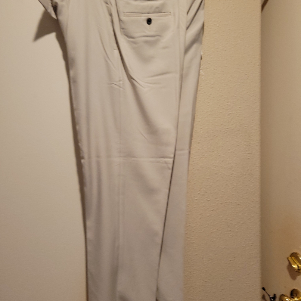 Haggar Light Gray Straight Fit Pants